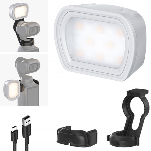 نور نیور مخصوص پاکت 3 Neewer M21 Magnetic Fill Light for DJI Osmo Pocket 3 (Gray)